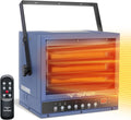 7500W Electric Garage Heater 240V Hardwired Ceiling Mount Heater | Shop Heater with 12H Timer, Overheat Protection