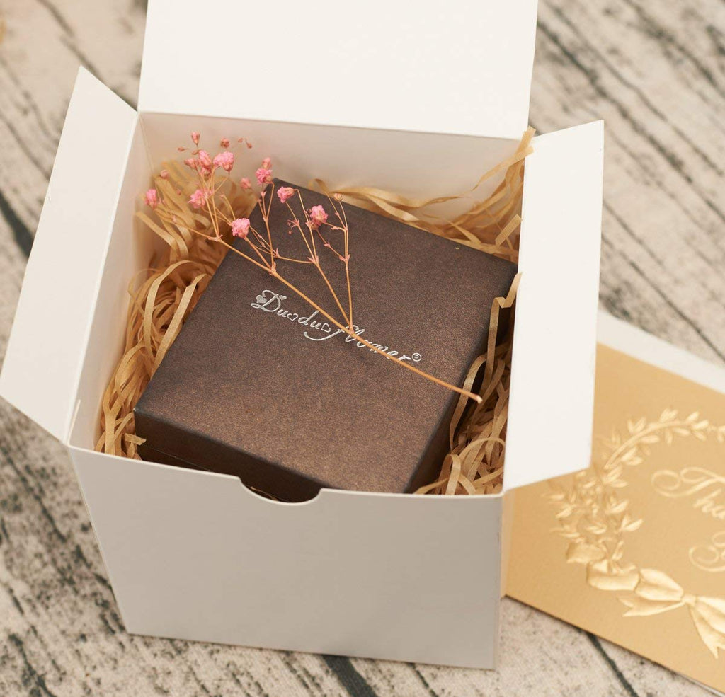 4x4x4 Gift Boxes 50 PC Small Gift Box with Lids Bulk White