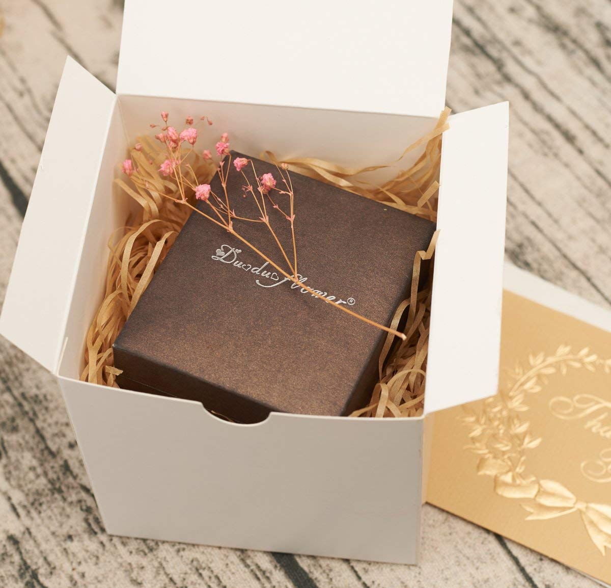 4x4x4 Gift Boxes 50 PC Small Gift Box with Lids Bulk White