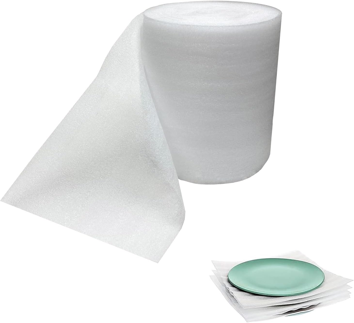 Foam Wrap Roll 10 Inch Wide x 50 FT Length Packing Foam Roll for Moving Supplies and Protection for Fragile