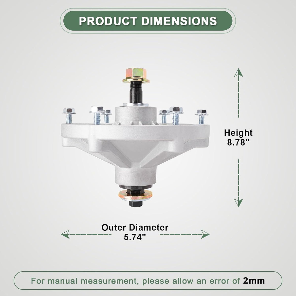 116-5712 109-8744 109-6394 116-3497 Replace Spindle Assembly Fit for Exmark Toro Quest with 42" 48" 52" Lawn Mower Decks