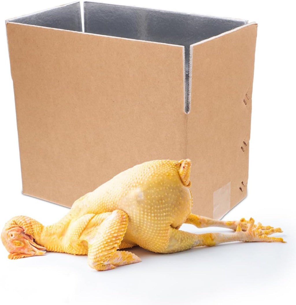 Aluminum Foil Lined Insulated Shipping Box for Seafood