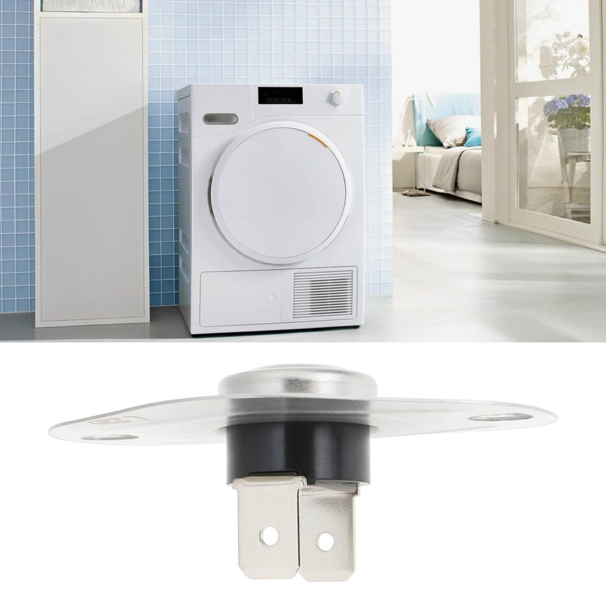 MechPort 1 Pack Dryer Auto Thermostat L225 Replace 130103 WFR130103 Compatible with ADC Dryers