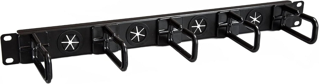 StarTech 1U 19in Horizontal Cable Manager, D-Ring, Steel (CABLMANAGERH)