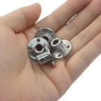 PHITUODA 4 Pcs 6mm Rigid Flange Coupling Connector