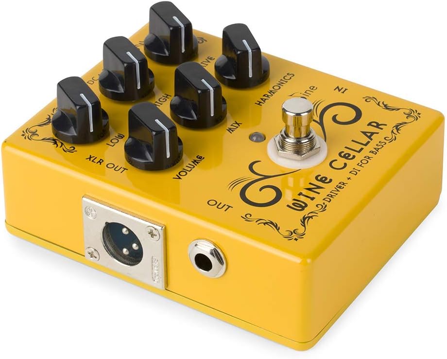 CP-60 Wine Cellar Driver Guitar Effects Pedals Classic Tube Bass Amp Guitar Yellow Pedal