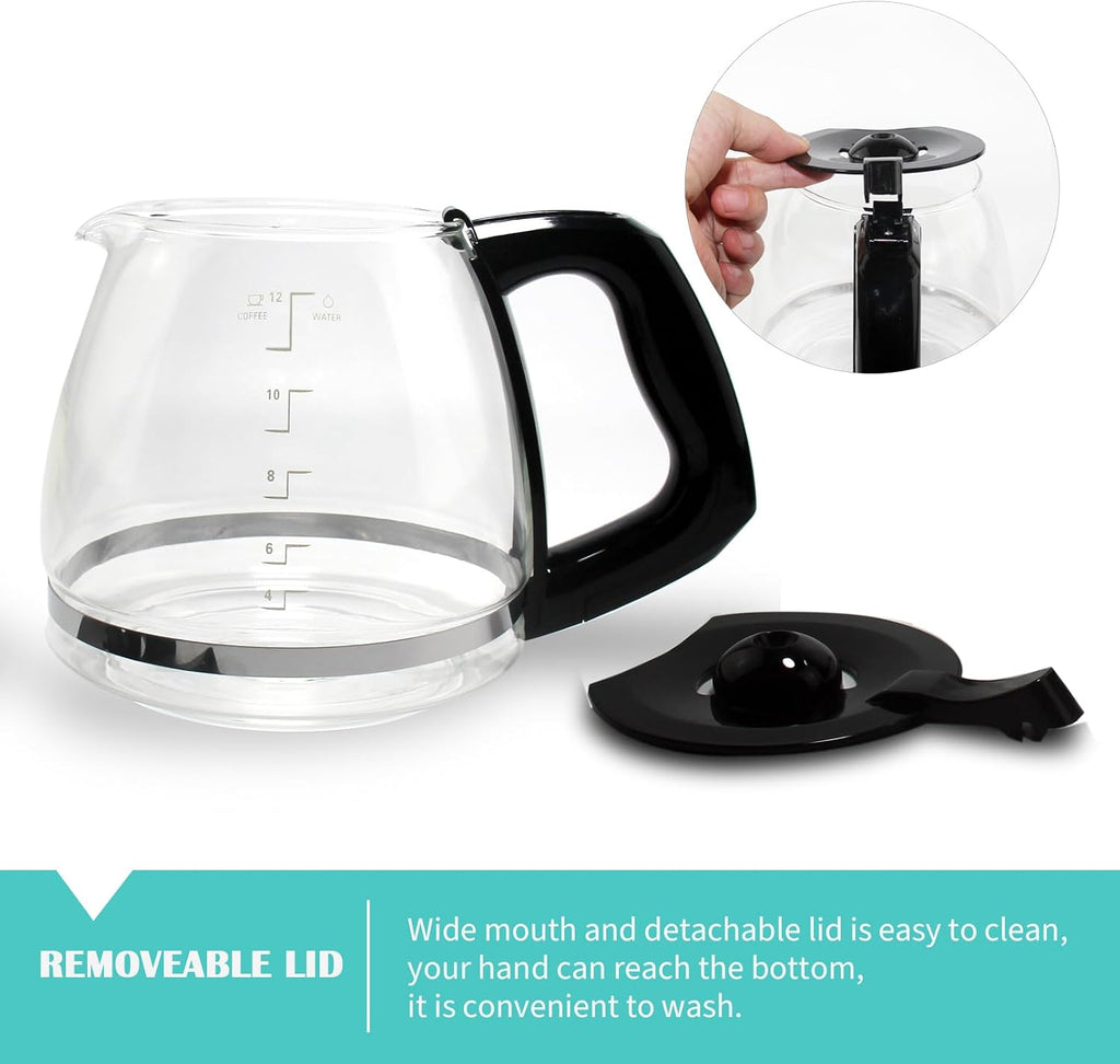 12-Cup Coffee Carafe Replacement for Black and Decker Coffeemaker
