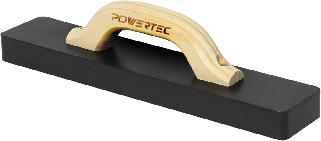 15-1/2" Heavy-Duty Tapping Block with Large Wooden Handle - Hammer-Free Flooring Installation Tool for LVP, LVT