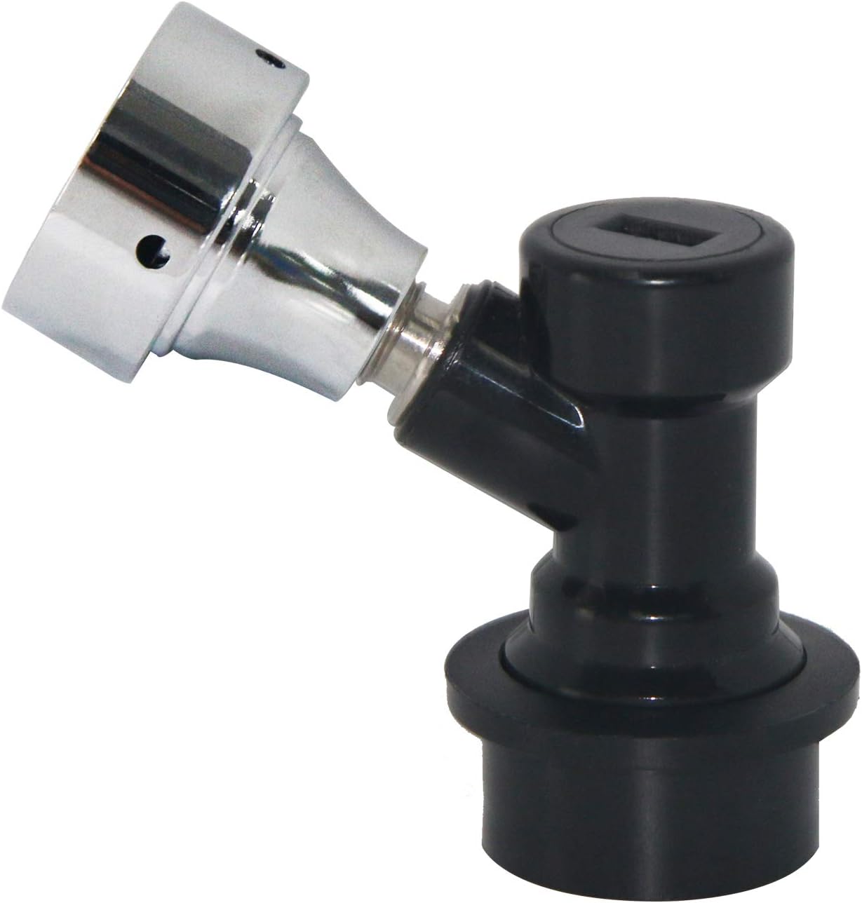 Corny Keg Disconnect Faucet Adapter - LUCKEG Brand Ball Lock Liquid Disconnect with Beer Keg Faucet Adapter 2 pcs for