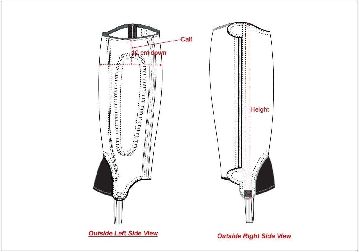 Air Mesh Washable Half Chaps