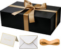 Large Black Gift Box with Magnetic Lids