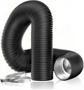6 inch 12 feet Flexible Aluminum Ducting 4 Layer Protection Dryer Vent Hose for HVAC Heating Cooling Ventilation and