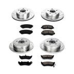PowerStop Z23 Performance Brake Pad & Rotor Kit Front & Rear K2162
