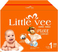 Baby Diapers, Size 1 (104 Count)-(8-17 lbs)– Ultra-Soft Infant Disposable Diapers with Shea Butter Essence, Wetness