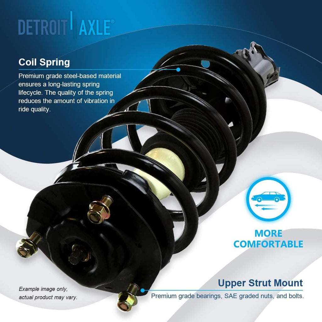 Detroit Axle - FWD Pair Front Struts for 2004-2010 Toyota Sienna