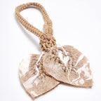 2 Pack Boho Curtain Tiebacks, Apricot
