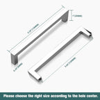 30 Pack Cabinet Pulls - Solid Zinc Alloy Kitchen Bathroom Cabinet Handle & Pull for Drawers, Dressers Cabinets