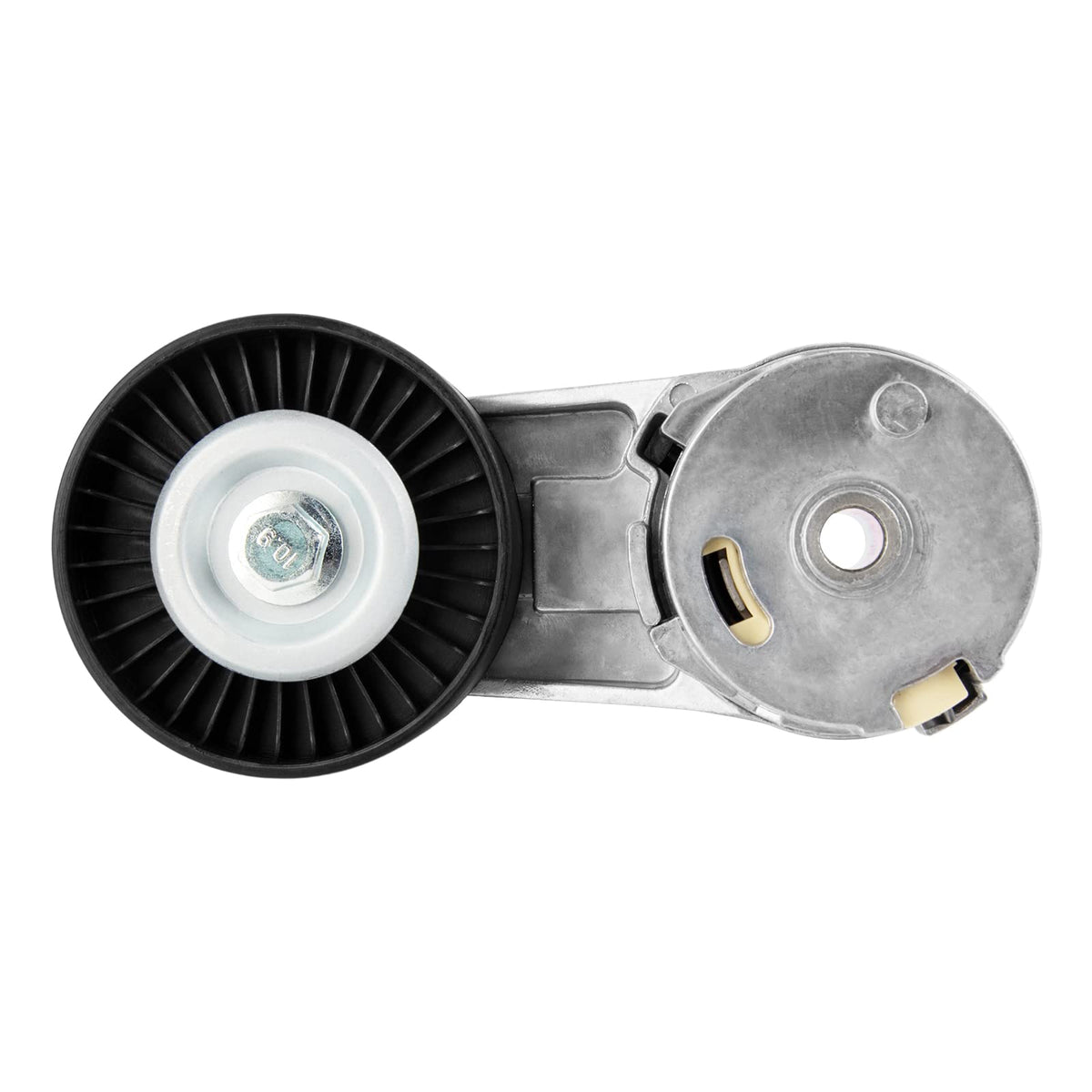 KAX 38177 Belt Tensioner Assembly with Pulley for Equinox, Malibu, Terrain, Cobalt, HHR, Verano, Ion, Cavalier, Vue, G6, Solstice, Classic, Aura, Sky, Regal, G5, L200, 9-3, LaCrosse, Alero, Sunfire