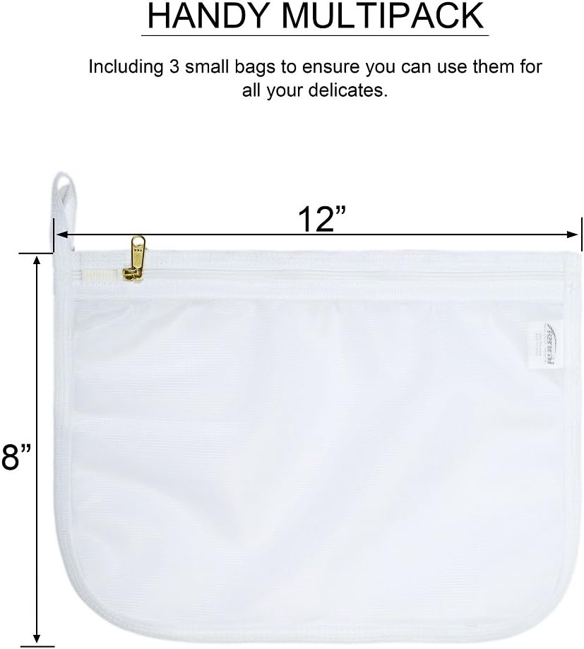 Delicates Laundry Bags, Bra Fine Mesh Wash Bag for Underwear, Lingerie, Bra, Pantyhose, Socks, Use YKK Zipper, Have