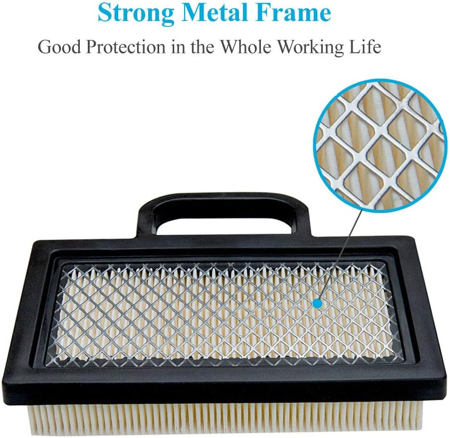499486S 698754 Air Filter, Compatible with 499486 Lawn Mower Air Filter Cartridge, Compatible with 18-26 HP Intek V-Twins Engine Air cleaner