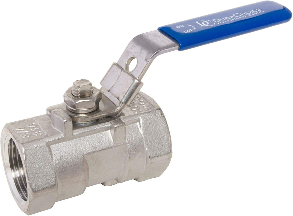3/4" Stainless Steel (316) Ball Valve - 1pc Standard Port, 1,000WOG