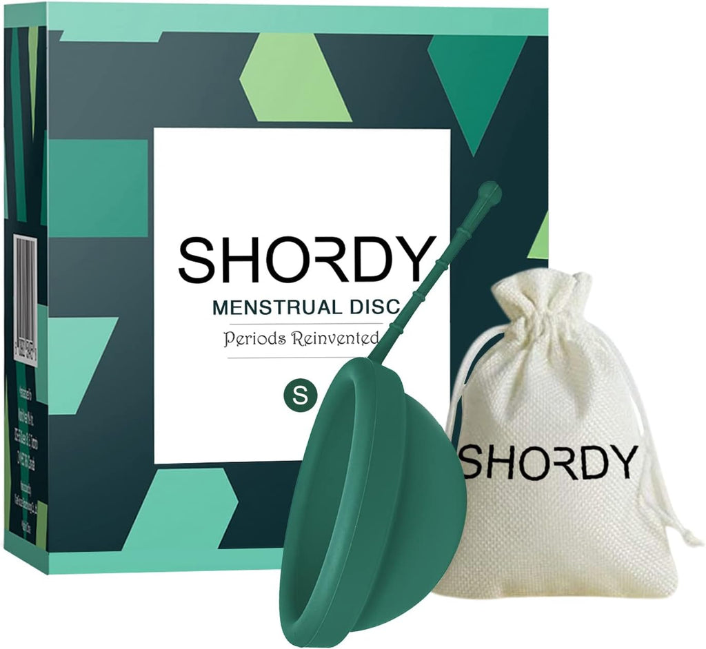Reusable Menstrual Disc (Small), 100% Medical-Grade Silicone, Flexible & Leak-Free Period Disc, Eco Friendly Feminine