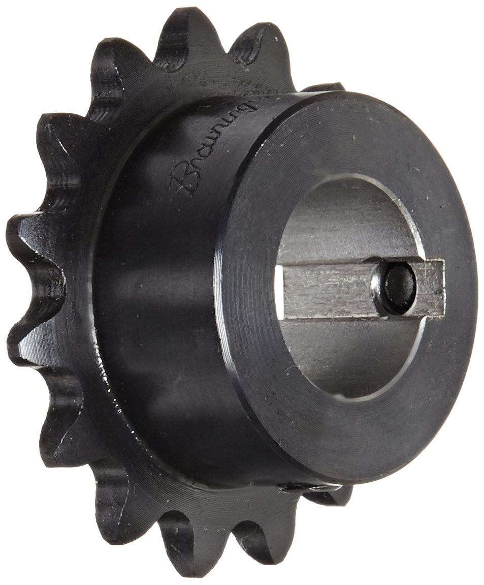 Browning H3515X3/4 Finished Bore Roller Chain Sprocket, Single Strand, Steel, Hardened Teeth, 15 Teeth