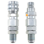 FridayParts #12 JIC Flat Face Hydraulic Quick Connect Coupler