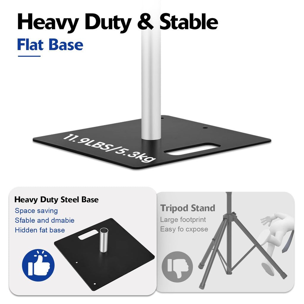 Heavy Duty Backdrop Stand, 10x10ft Pipe and Drape Stand Kit, Adjustable Arch Backdrop Stand, Back Drop Stand for