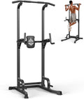 Power Tower Pull Up Bar Station, 450LBS Stable Pull Up Dip Station for Home Gym Strength Training Equipment | FED