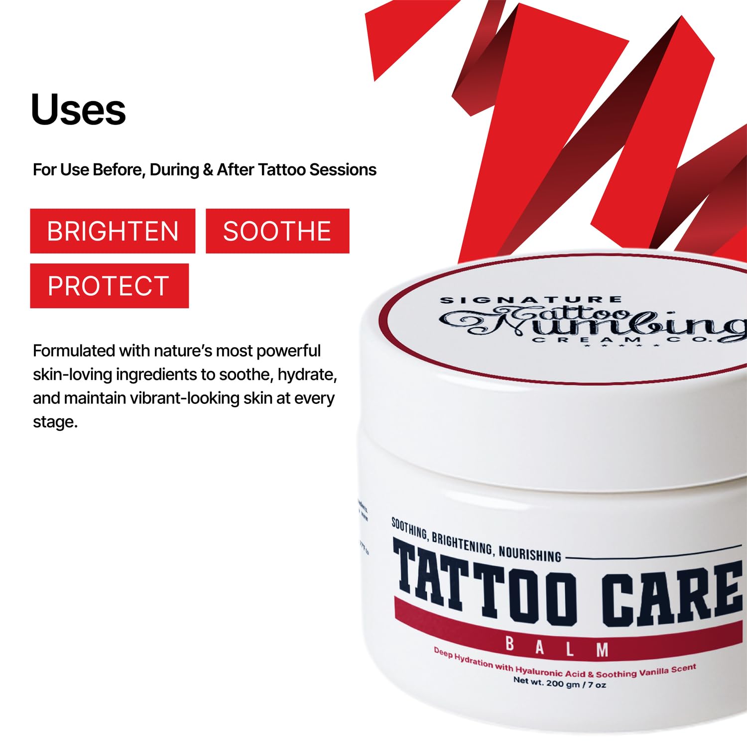 Tattoo Aftercare (White.)
