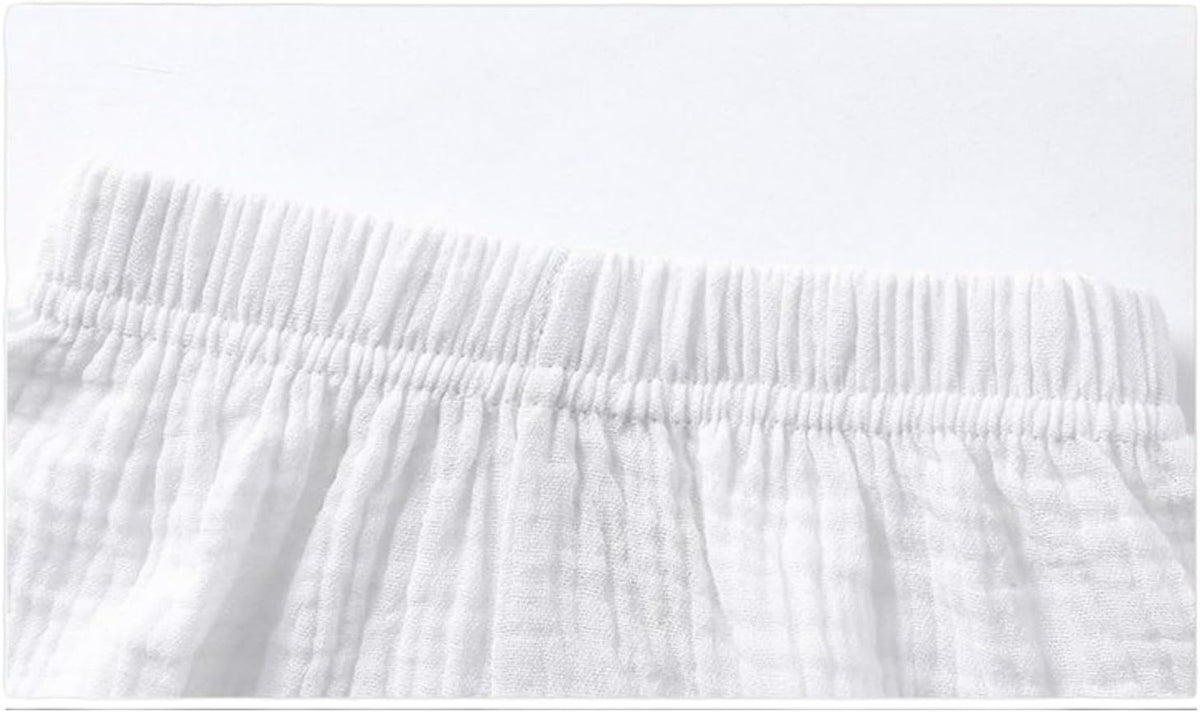 Baby Cotton Gauze Baby Bottom Bloomers Diaper Cover, Big PP Shorts for Toddler Boys Girls