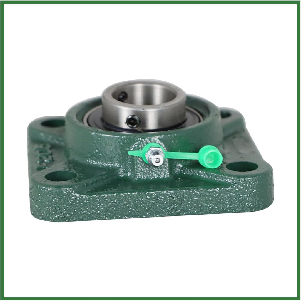 2Pcs UCF205-16 Square Base Block Mounted Bearing 1In Bore 4 Bolt