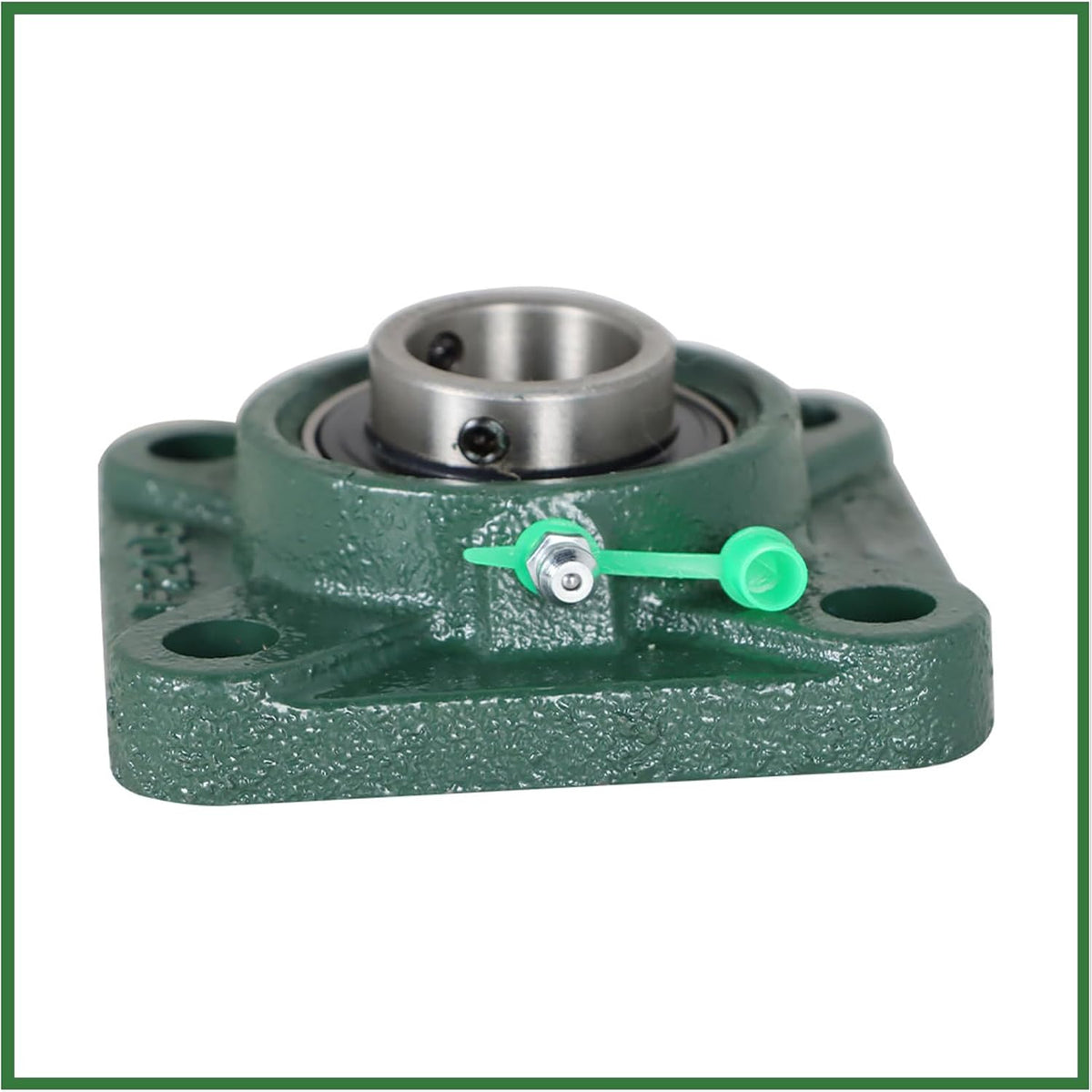 2Pcs UCF205-16 Square Base Block Mounted Bearing 1In Bore 4 Bolt