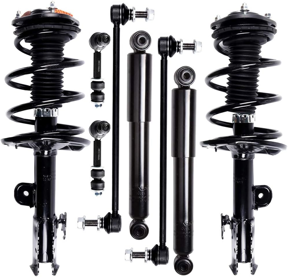 SCITOO - (8pcs) Front Strut Spring Assembly Rear shock absorber Stabilizer Bar Link fit for 2006-2012 for Toyota RAV4