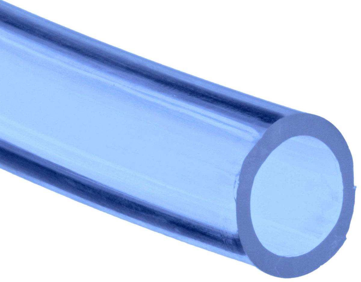 SMC TIUB Series Blue Polyurethane Tubing, 1/4" OD, 5/32" ID, 66' Length