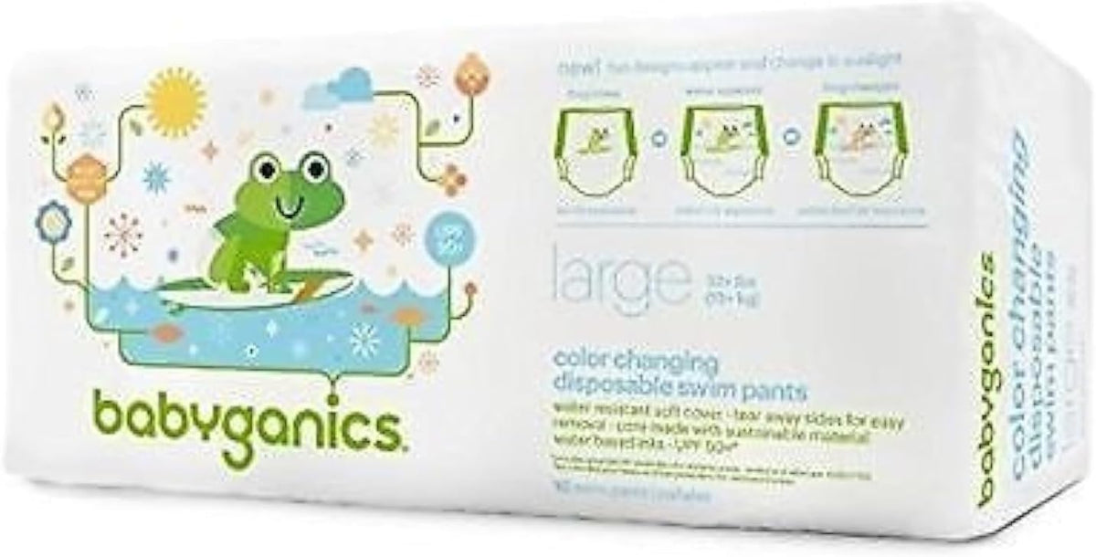 Color Changing Disposable Swim Diapers, Large