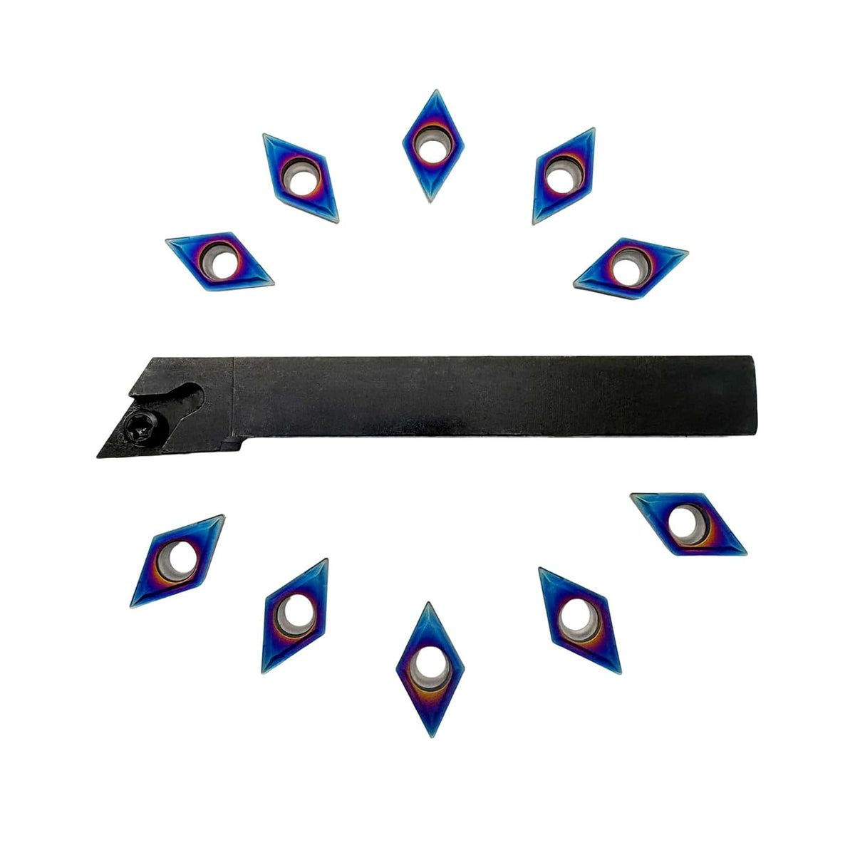 DCMT32.51Coated Carbide Inserts with DJCR1212H11 Lathe Turning Tool Holder