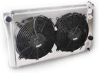 OHOB-COOL 3 Row Full Aluminum Radiator with Fan For 1984-1990 Chevy Corvette 5.7L V8 /1982-2002 S10 Conversion LS
