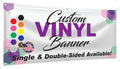 Custom 13oz & 18oz Vinyl Banner Single or Double Sided / 2 Sided by FSG Creative. Indoor/Outdoor Vinyl Banner for