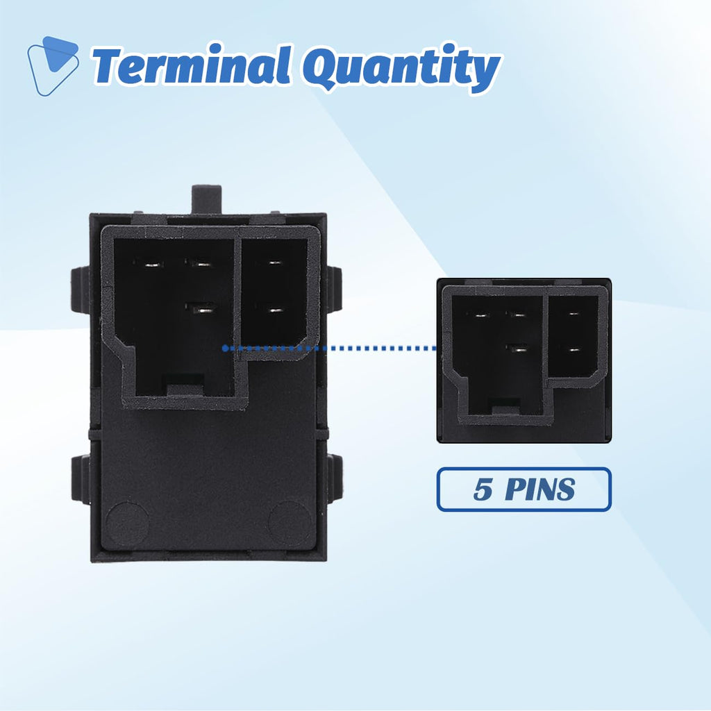 Passenger 56007695AC Power Window Switch for 2002-2009 Dodge Ram