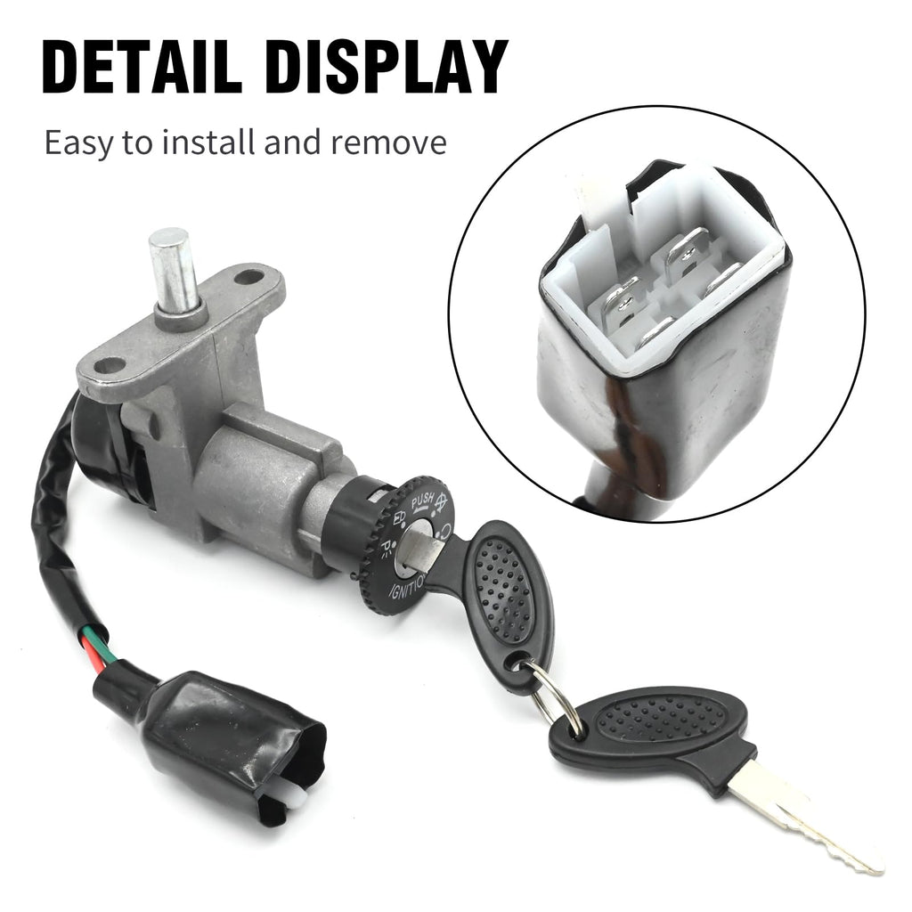 Newnessai Ignition Switch Lock Cylinder Full Kit with 2 Keys