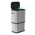 16 Gallon / 60L Kitchen Trash Can, Motion Sensor Trash Bin with Lid
