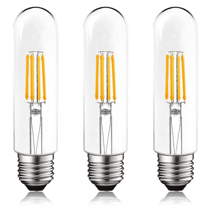 T10 LED Bulb, 5W=60W Equivalent, 500 Lumens 3000K Soft White 3 Pack