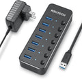 7-Port Powered USB Hub, USB 3.0 Data Port Extender Hub, RSH-518