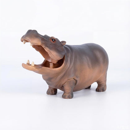 Fish Tank Bubbler Decorations, Creative Hippo Aquarium Bubbler Decorations, Aquarium Bubbler Stone, Aquarium Resin