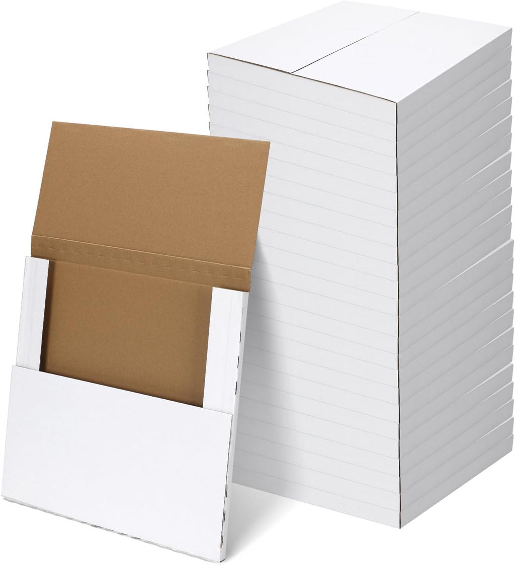 25 Pack 12.8x12.8x1 Vinyl Record Shipping Boxes