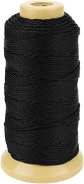 328 Feet Twisted Nylon Line Twine String Cord for Gardening Marking DIY Projects Crafting Masonry (Black, 1.5mm-328