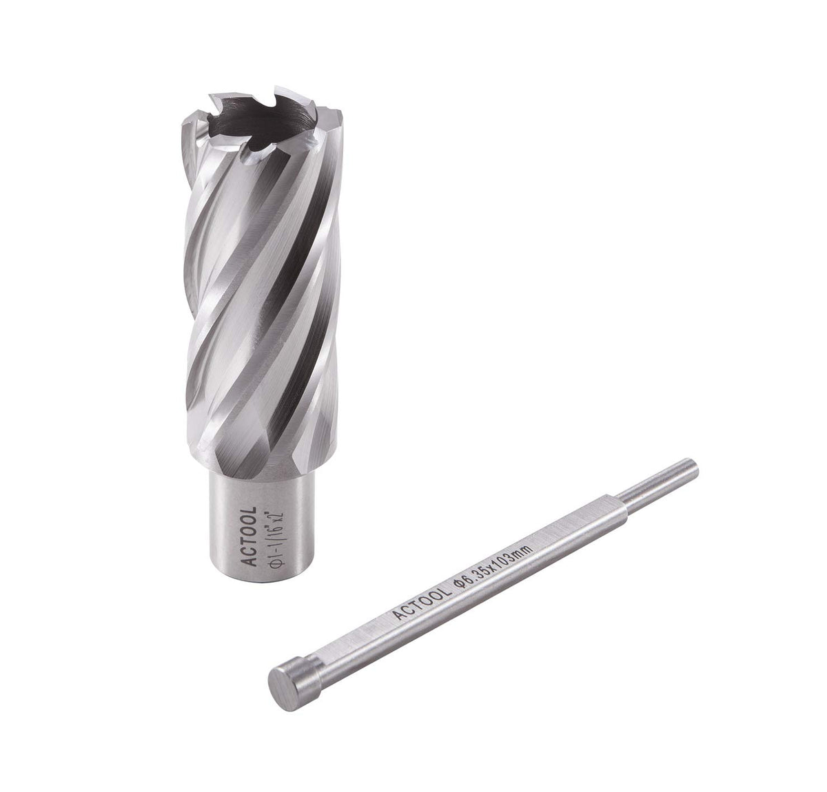 1-1/16" Diameter × 2" Depth of Cut HSS ANNULAR Cutter with 3/4'' Weldon Shank
