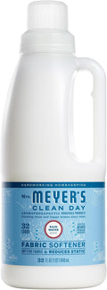 CLEAN DAY Liquid Fabric Softener, Rain Water, 32 fl oz